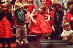 This is my princess Chandler at her school Christmas program last night.