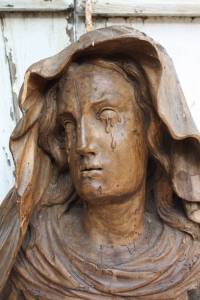 The statue "Mary Magdalene Crying"