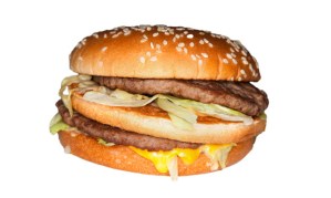 McDonald's big mac beef burger