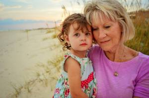 My mom Louise and our daughter, Chandler Louise Phillips